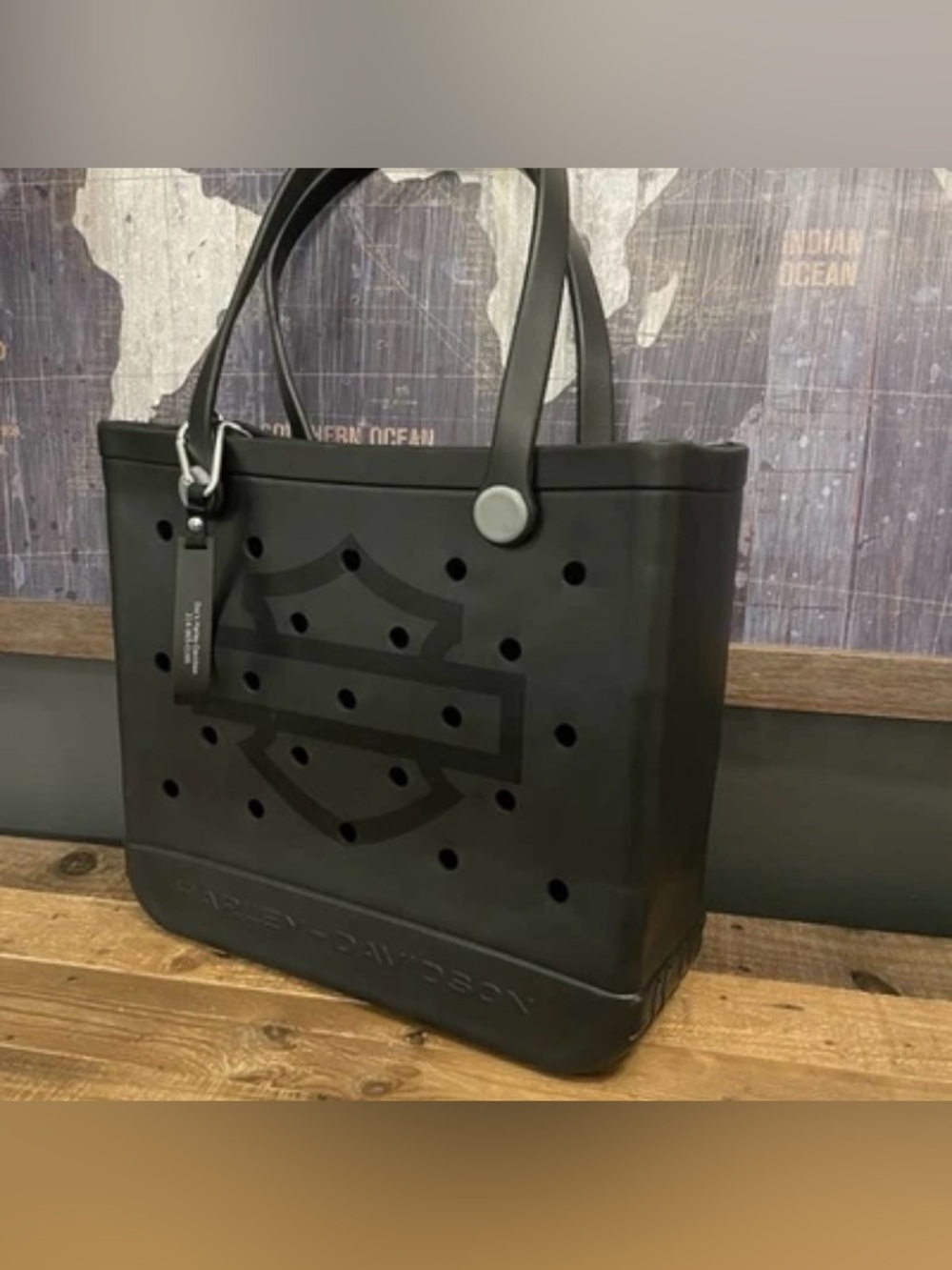NEW Harley-Davidson Black BOGG STYLE Bag - Picture 2 of 5
